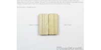 Poplar-yellow wood inserts (set)